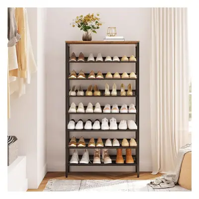 8-Tier Mesh Shelves Shoe Rack