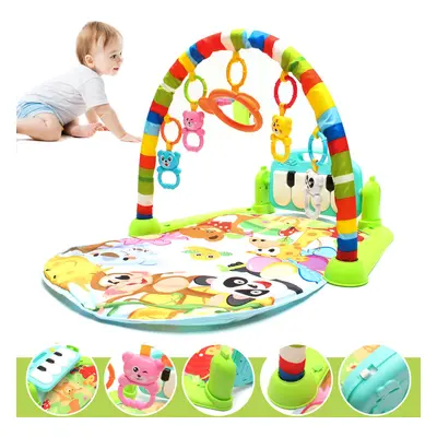 Foot Play Piano Musical Lullaby Baby Activity Playmat Gym Toy Soft Baby Play Mat