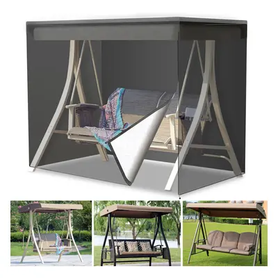 420D Seater Swing Seat Chair Hammock Cover Outdoor Furniture Waterproof Cover Garden Yard Sofa C