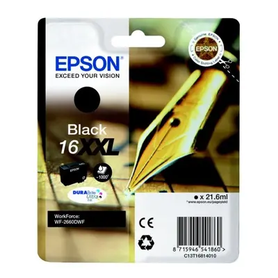 Epson C13T16814012 (16XXL) Ink cartridge black, pages, 22ml