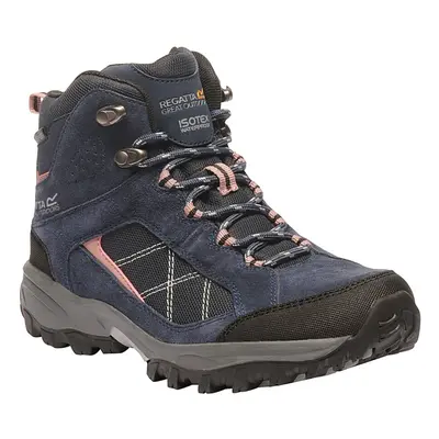 (8 UK, Navy/Ash Rose) Regatta Great Outdoors Womens/Ladies Lady Clydebank Waterproof Hiking Boot