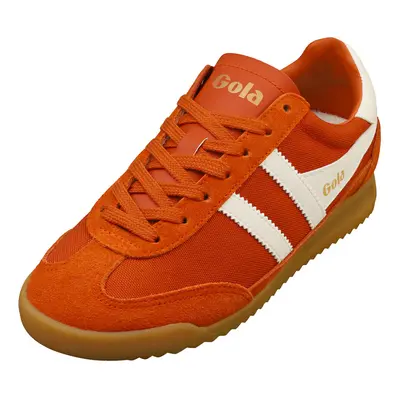 (3) Gola Tornado Womens Fashion Trainers in Orange White