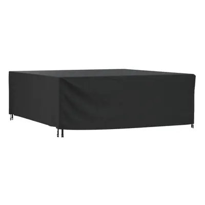 (260 x x cm) vidaXL Garden Furniture Cover Outdoor Furniture Table Cover Black 420D Oxford