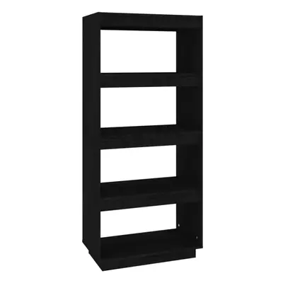 (black, x x cm) vidaXL Solid Pinewood Book Cabinet/Room Divider Multi Colours Multi Sizes