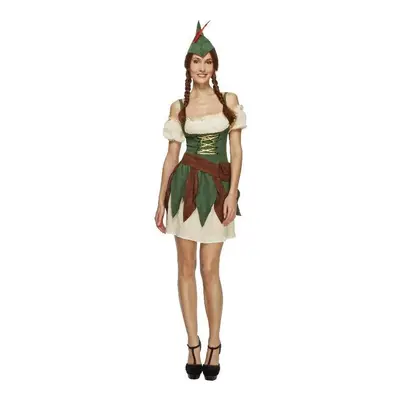 (Medium) Fever Outlaw Warrior Costume Green