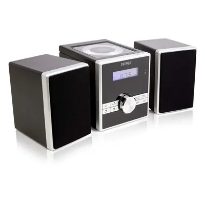 Denver Mini HiFi System CD Player For Home With Speakers - CD Micro System Mains Operated with F