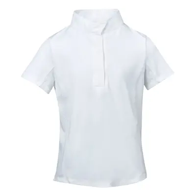 (XL, White) Dublin Womens/Ladies Ria Short Sleeve Competition Shirt