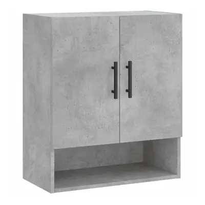 (concrete grey) vidaXL Wall Cabinet Storage Cabinet Display Cabinet White Engineered Wood