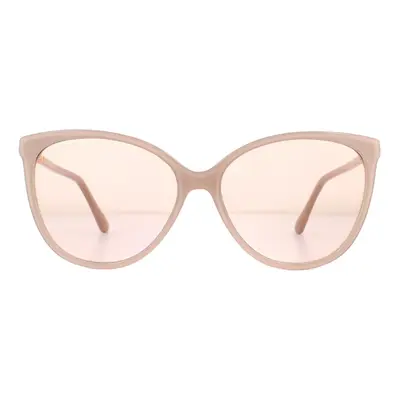 Jimmy Choo Sunglasses Lissa/S KON K1 Nude Glitter Gold Mirror