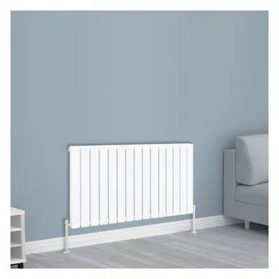 (600x1020mm Double, White) NRG Horizontal Vertical Flat Panel Designer Radiator Central Heating 