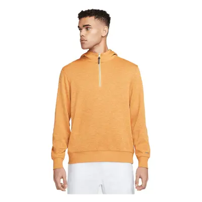 (M, Monarch/Laser Orange/Brushed Silver) Nike Mens Dri-FIT Golf Hoodie