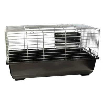 KCT Dark Grey Single Level Indoor Pet Animal Run Cage - 80cm