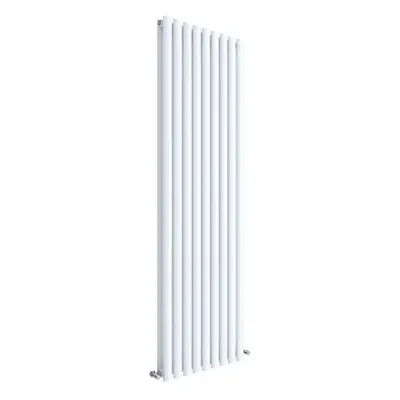 Vertical Double Panel Radiator - 1800mm x 528mm - BTU - Gloss White- Balterley