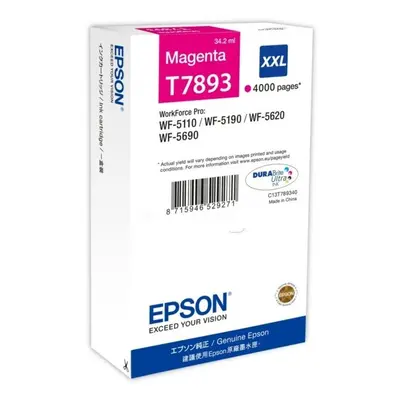 Epson C13T789340 (T7893) Ink cartridge magenta, 4K pages, 34ml