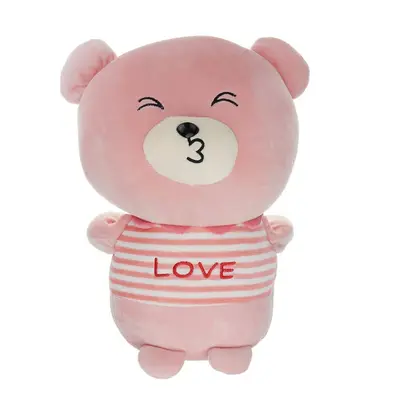 (Pink) 40CM 16" Baby Animal Stuffed Plush Toy Bear Doll Pillow Kids Toy Children Room Bed