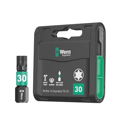 Wera WER057776 Bit-Box Impaktor TX30 x 25mm Piece