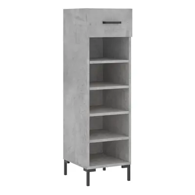 (concrete grey) vidaXL Shoe Cabinet Shoe Storage Cupboard Shoe Rack Sonoma Oak Engineered Wood