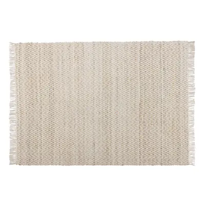 Jute Area Rug x cm Beige AFRIN