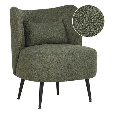 Armchair OTSBY Boucle Dark Green