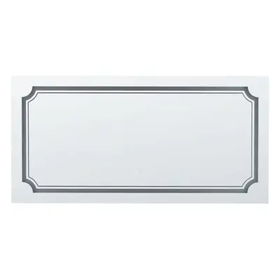 LED Bathroom Mirror ARROMACHNES Silver