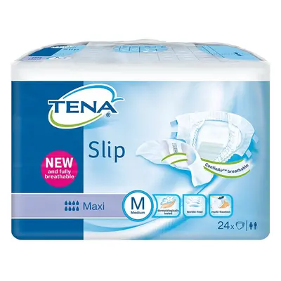 NRS Healthcare Tena Slip All-in-One Pads Maxi Medium with ConfioAir - Pack of (Eligible for VAT 