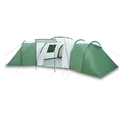 vidaXL Camping Tent Persons Dome Tent Lightweight Tent Green 185T Taffeta