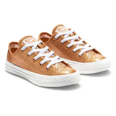 (UK 3-EU 35-US 5) Converse CTAS OX 664202C Bronze Girl's/Women's UK 10-5.5