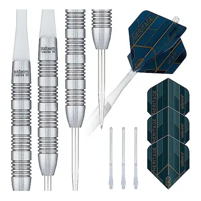 Steel Tip Darts Set | Heritage Range T90 | 90% Natural Tungsten Barrels | g