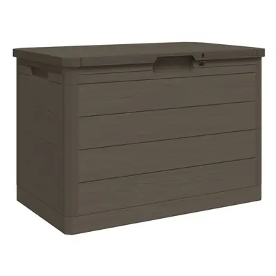 (brown) vidaXL Garden Storage Box Outdoor Cabinet Tool Chest Patio Tool Organiser