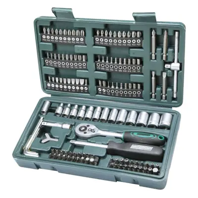 BrÃ¼der Mannesmann Piece Bit and Socket Set Tool DIY Garage with Case