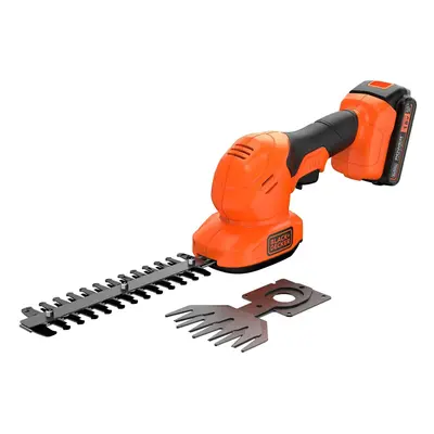 Black & Decker 18V Shear Shrubber with 2Ah Battery And 1A Charger