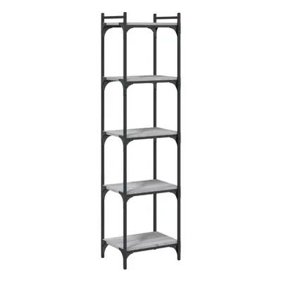 (grey sonoma, x x cm) vidaXL Bookcase Bookshelf Storage Cabinet Rack Book Shelf Engineered Wood