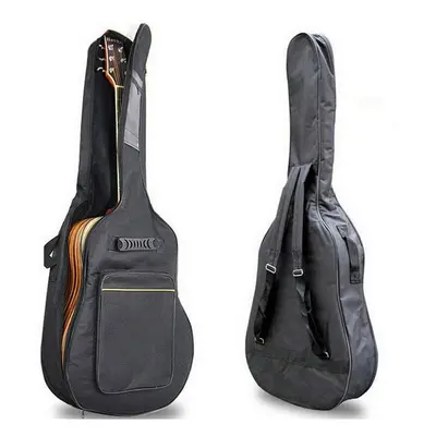 40/41 Inch Acoustic Guitar Bag 600D Waterproof Oxford Cloth Two-way Zipper Double Shoulder Strap