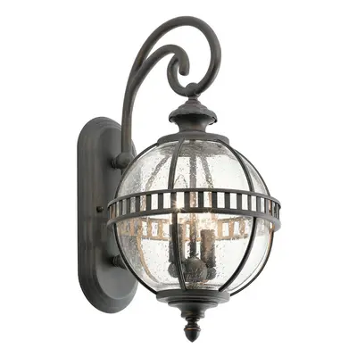 Outdoor IP44 Twin Wall Light Londonderry LED E14 60W d01698