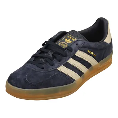 (5) adidas Gazelle Indoor Mens Casual Trainers in Navy Grey