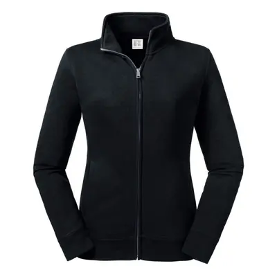 (XS, Black) Russell Womens/Ladies Authentic Sweat Jacket