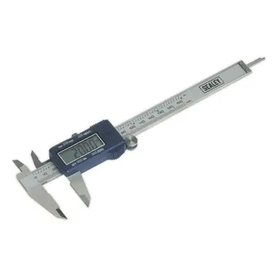 150mm Digital Vernier Calipers - Hardened & Tempered - Large LCD Display