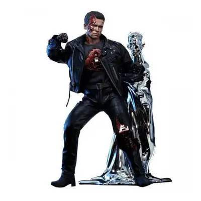 Figure Hot Toys DX13 - Terminator : Judgment Day - T800 Battle Damaged Version Deluxe Version