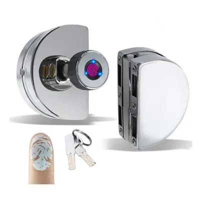 Fingerprint Lock for Glass Door Remote Control Door Lock for Office Electronic Key Lock Smart Lo