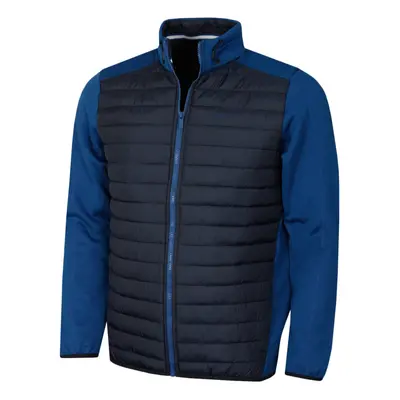 (XXL, Dresden Blue/Navy) Calvin Klein Mens CK Hybrid Insulate Lightweight Golf Jacket