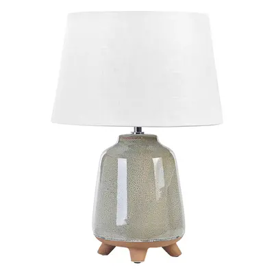 Table Lamp FAJARDO Ceramic Grey