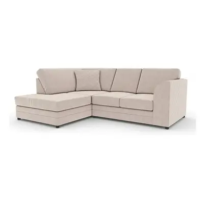 (Left Hand Facing Beige) Hilton Full Back Corner Sofa Grey / Beige