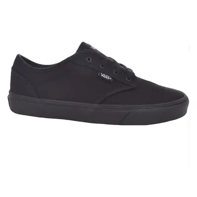 (13K UK, Black) Vans Juniors Kids Atwood Casual Low Top Canvas Trainers Sneakers Shoes - Black