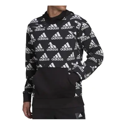 (HE1782-XL) Adidas Brandlove French Terry Hoodie Black