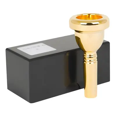 12.7 mm Bach Tenor Trombone 5G Mouthpiece Brass + Lacquered Gold Trumpet Accessories Golden