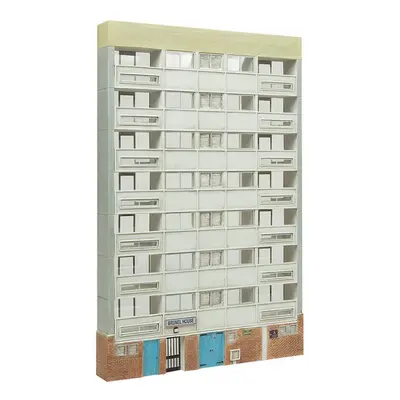 Scenecraft Low Relief Block of Flats (Pre-Built)