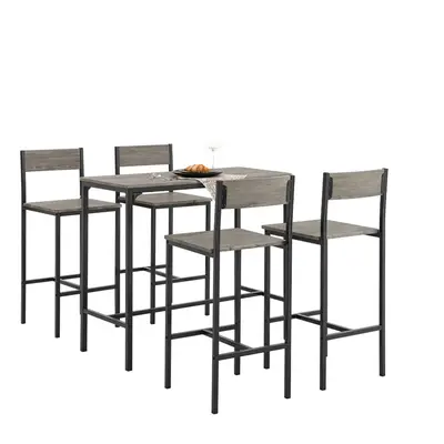 SoBuy OGT14-N, Bar Set-1 Bar Table and Stools Bar Set Dining Set