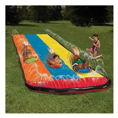 (type3) 2/3 people Inflatable Water Slide Fun Outdoor Splash Slip For Children Summer Pool Kids 