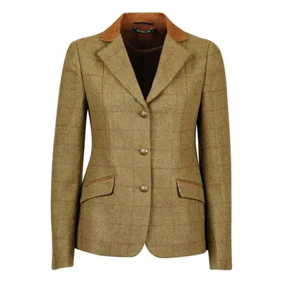 (22in, Brown) Dublin Childrens/Kids Albany Tweed Suede Collar Tailored Jacket