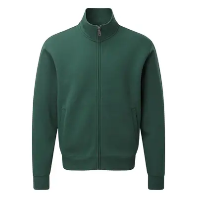 (L, Bottle Green) Russell Mens Authentic Full Zip Sweatshirt Jacket